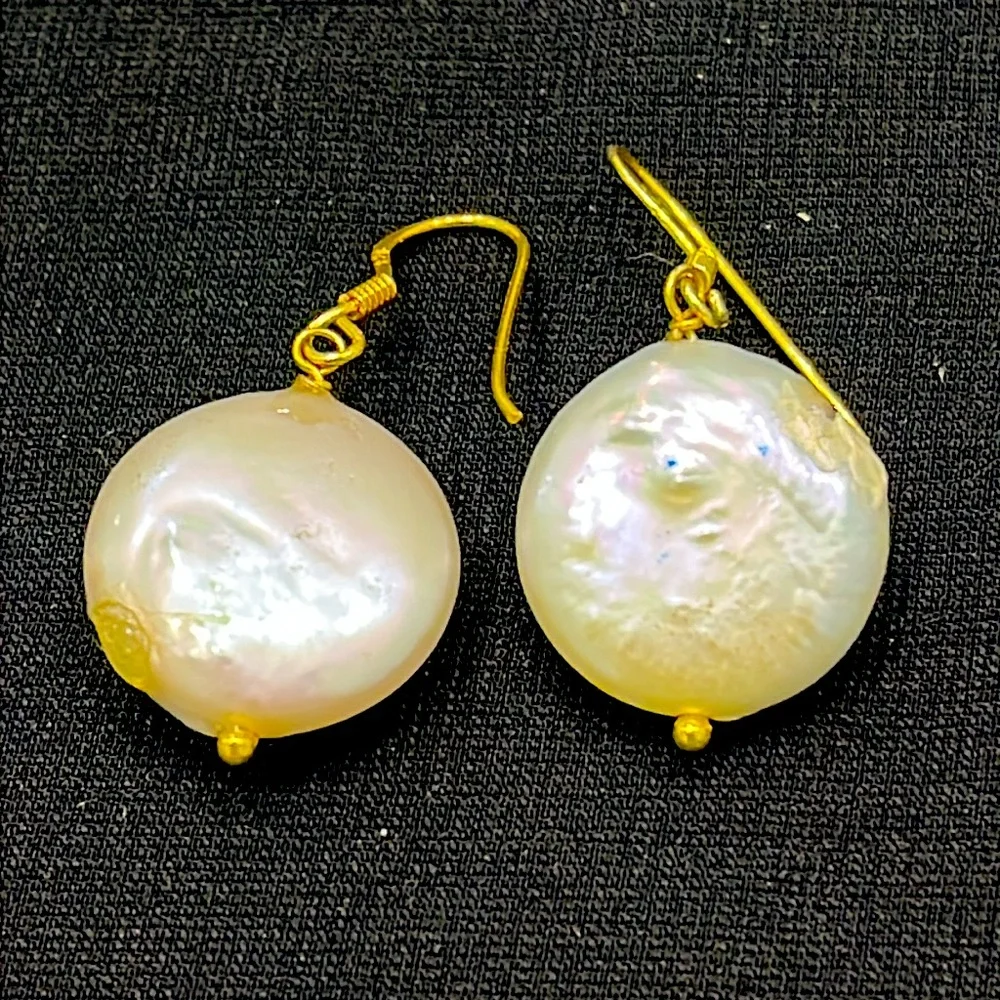 Garnet Pearl 14KGP Earrings